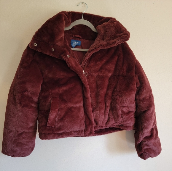 Arizona Jean Company Jackets & Blazers - Faux Fur Cropped Jacket